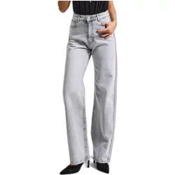Women's High-Waisted Straight Jeans It's Basic Emma