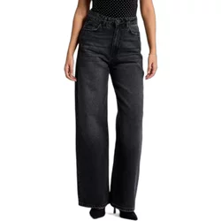 High Waisted Wide Leg Jeans Women It's Basic Olea