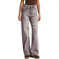 Hochwertige High-Waist Wide Leg Jeans Damen It's Basic