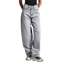 Jeans Wide Leg mit hoher Taille Damen It's Basic Ivy Skater