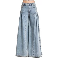Jeans Relaxed mit mittelhoher Taille Damen It's Basic Elephant