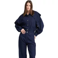 Oversize Jeanjacke mit Strass Damen It's Basic