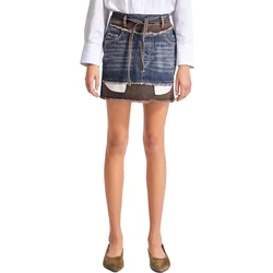Women's Denim Mini Skirt It's Basic
