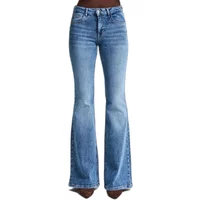 Jeans Flare mit zeitloser Note mittelhohe Taille Damen It's Basic