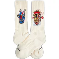 Football Socks Jimmy Lion Basquiat Heads 1982