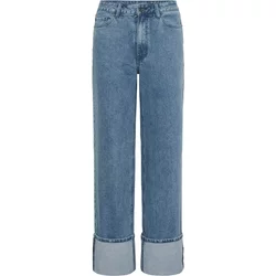 Women's Cuffed Straight Jeans Kaffe Vallis