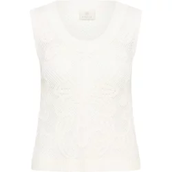Crochet Sleeveless Top Women Kaffe Kaangelina