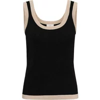 Contrast tank top for women KAFFE Lizza