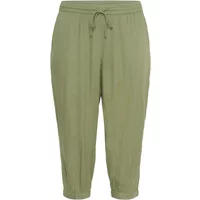 Caprihose Damen KAFFE Curve Mille