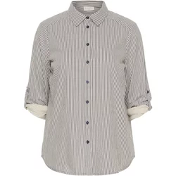 Woman's Shirt Kaffe Curve Nana Striped Woman's Shirt Kaffe Curve Nana Striped