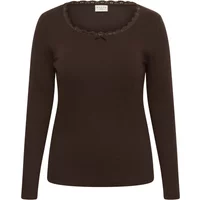 Langarmshirt KAFFE Curve Kcbritt