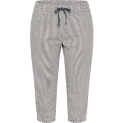 Women's Trousers Kaffe Curve Nana Striped Capri