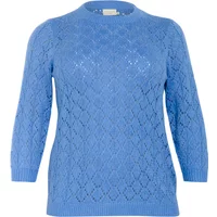Pullover mit 3/4-Ärmeln, Damen KAFFE Curve Mika