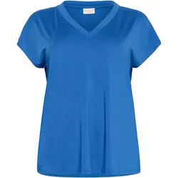 Women's V-Neck T-Shirt Kaffe Curve Mirinda