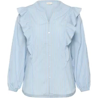 Women's blouse KAFFE Curve KCLenia Flounce