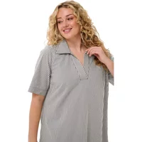 Gestreiftes Kleid, Damen KAFFE Curve Nana