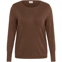 Pullover Damen KAFFE Curve Lizzy Argyle