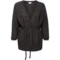 Wrap cardigan for women KAFFE Curve Welly