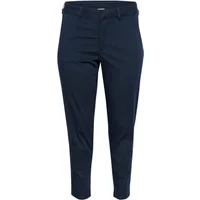 Chinohose 7/8 Damen KAFFE Curve Leana