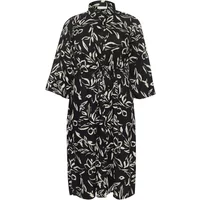 Women's shirt dress KAFFE Curve Flora