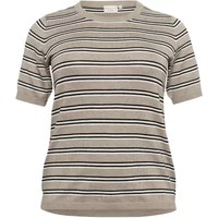 Women's striped T-shirt KAFFE Curve Lizzy