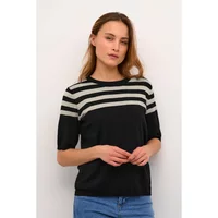 Striped knit blouse for women KAFFE Lizza
