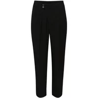 Women's trousers with button KAFFE Merle 7/8