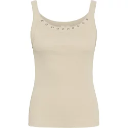 Women's Tank Top Kaffe Carna Eyelets