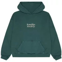 Hooded sweatshirt Kaotiko Washed Cesare