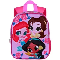 Children's backpack Karactermania Disney Princess Flowers 3D