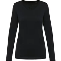 Made in Paradis 67% Rabatt auf das Premium Langarmshirt mit VAusschnitt für Damen