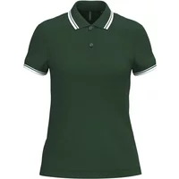 Contrast Trim Polo for Women Kariban
