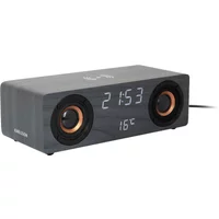 Classic alarm met Bluetooth-luidspreker, radio en oplaadpoort Karlsson