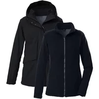 Women's 3-in-1 Waterproof Hooded Jacket Killtec Kow 189