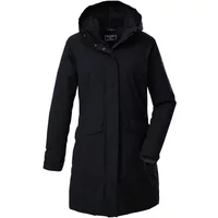 Lange Regenjacke mit Kapuze für Damen Killtec Kow 18
