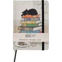 Notepad a6 glued back sewn Kiub Bug Art Chaton Livres