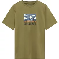 Organic Cotton Printed Front T-Shirt KnowledgeCotton Apparel