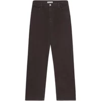 Wide twill trousers KnowledgeCotton Apparel Flint