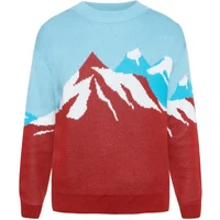 Pullover mit Rundhalsausschnitt Damen KnowledgeCotton Apparel Mountain Jacquard