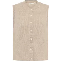 Ärmellose Damenstrickjacke KnowledgeCotton Apparel