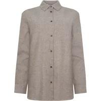 Women's Long Sleeve Flannel Shirt KnowledgeCotton Apparel Organic GOTS