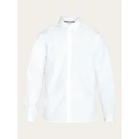 Long-sleeved shirt in crisp cotton KnowledgeCotton Apparel ALF