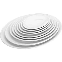 Oval melamine tray Lacor 335x258x26 mm