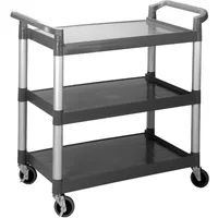 3-shelf service trolley Lacor