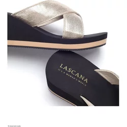 Women's Wedge Sandals Lascana Metallic