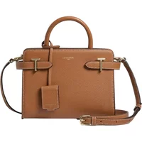 Handtasche aus genarbtem Leder Le Tanneur PM