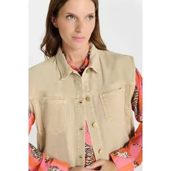 Women's Denim Jacket Le Temps Des Cerises Mallard Women's Denim Jacket Le Temps Des Cerises Mallard