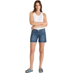 Women's Zip-Up Denim Shorts Le Temps Des Cerises Margot