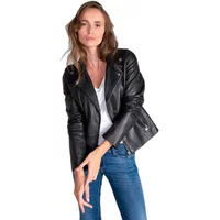 Leather jacket woman Le Temps des cerises Nancy