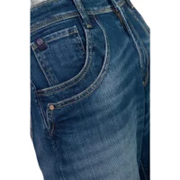 High-waisted women's jeans 400/28 Le Temps des cerises Revers N°2